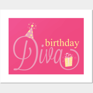 Birthday Diva Posters and Art